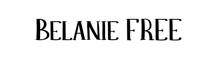 Belanie FREE  免费字体下载