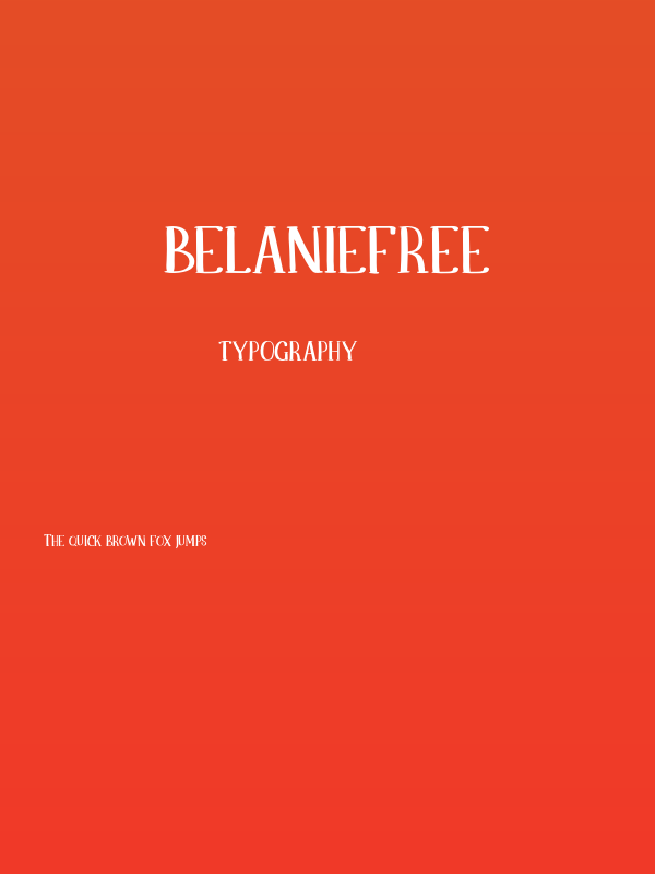 BelanieFREE Poster