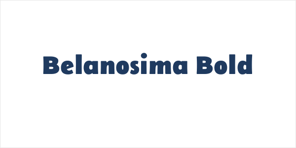 Belanosima Bold Logo
