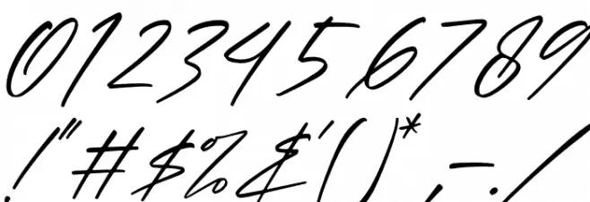 Belantica Italic Font OTHER CHARS