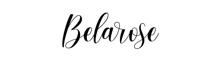 Belarose  免费字体下载