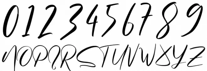 Belastine - Personal Use Font OTHER CHARS