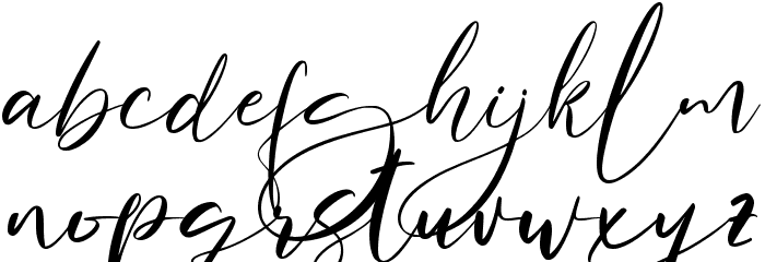 Belastine - Personal Use Font LOWERCASE