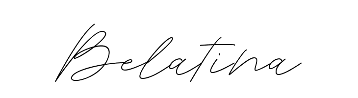 Belatina  font caratteri gratis