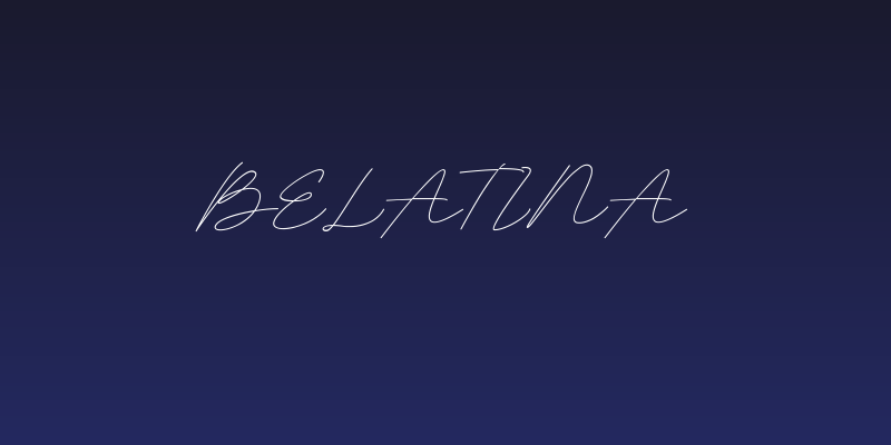 Belatina Social Header