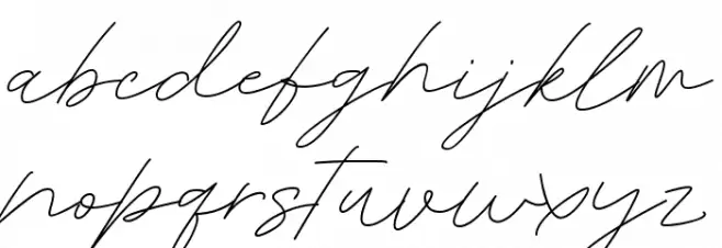 Belatina フォント 小文字