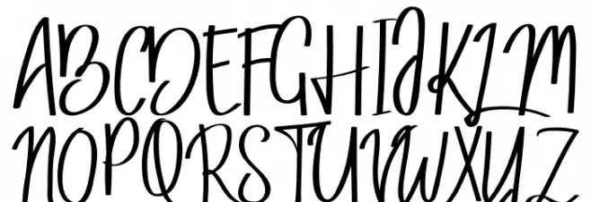 Belatoni Font UPPERCASE