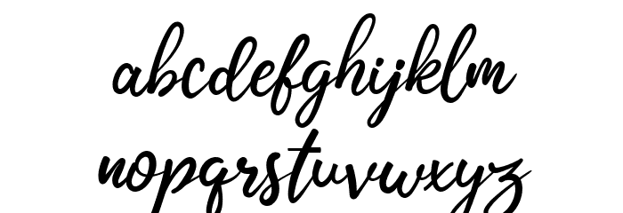 Belattis Font LOWERCASE