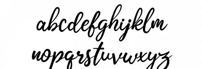 Belattis Font LOWERCASE
