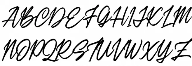 BelbingScriptDEMO-Regular Schriftart Groß