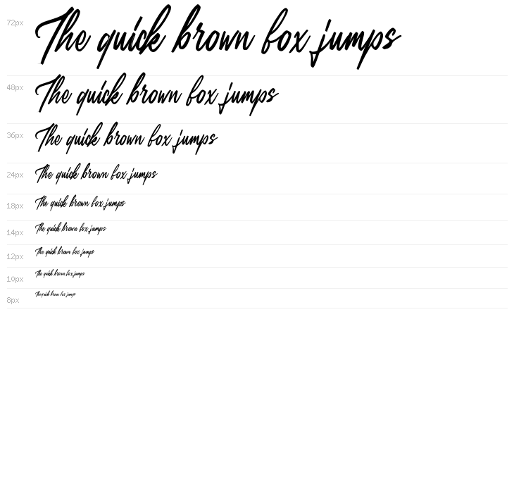 BelbingScriptDEMO-Regular Waterfall