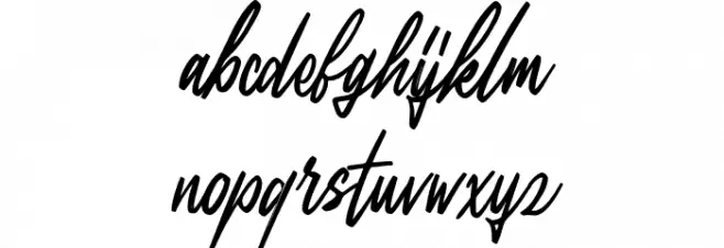 BelbingScriptDEMO-Regular Schriftart Kleinbuchstaben
