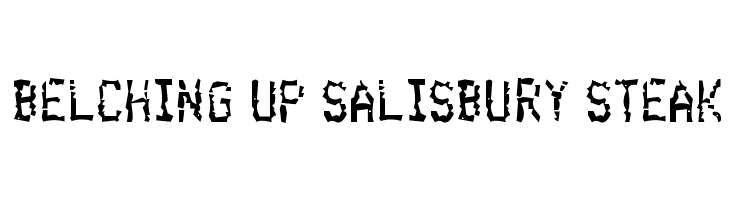 Belching Up Salisbury Steak  لخطوط تنزيل