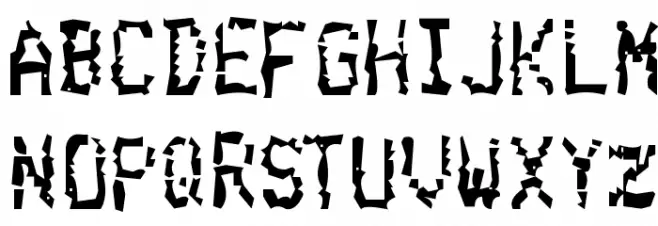 Belching Up Salisbury Steak Schriftart Groß