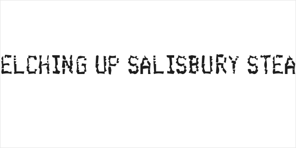 Belching Up Salisbury Steak Logo