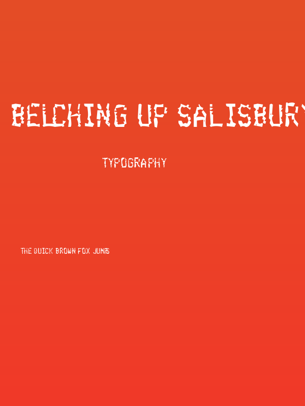 Belching Up Salisbury Steak Poster