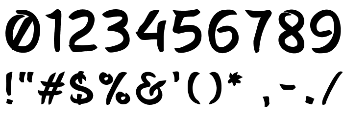 Belepotan Font OTHER CHARS