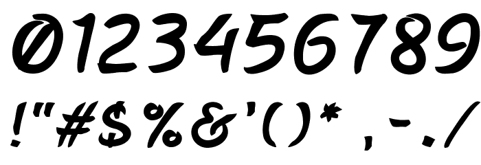 BelepotanItalic Fuentes OTROS CHARS