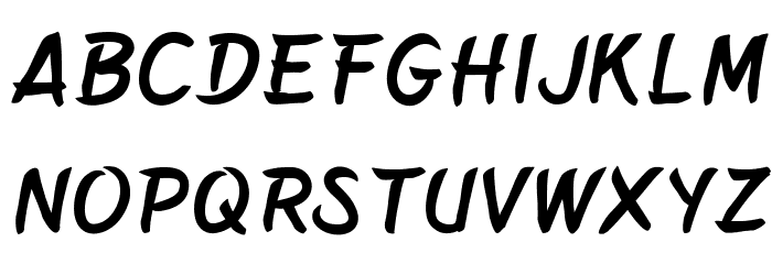 BelepotanItalic Fuentes MINÚSCULAS