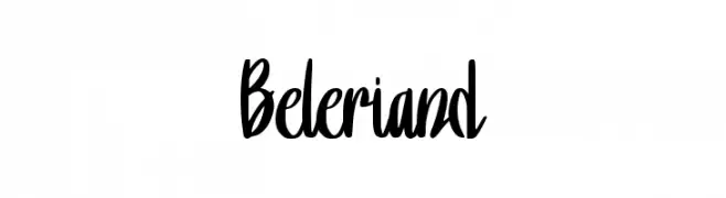Beleriand  les polices de caractères gratuit tlcharger