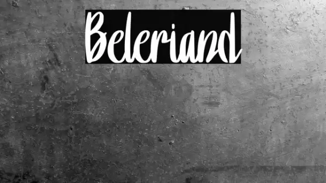 Beleriand Font examples