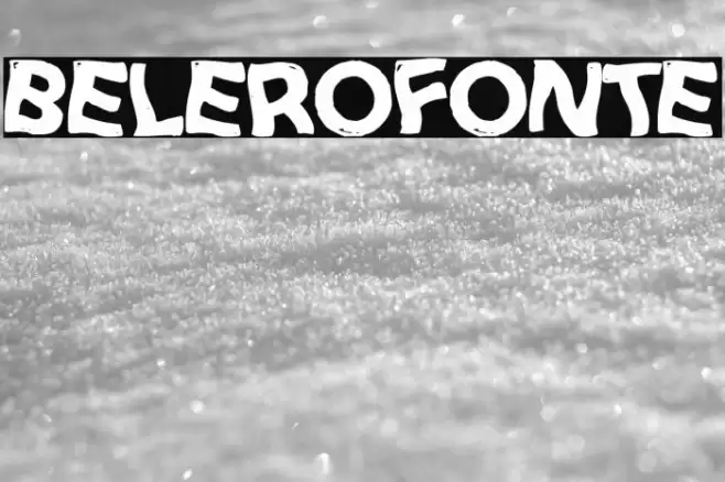 Belerofonte Font examples