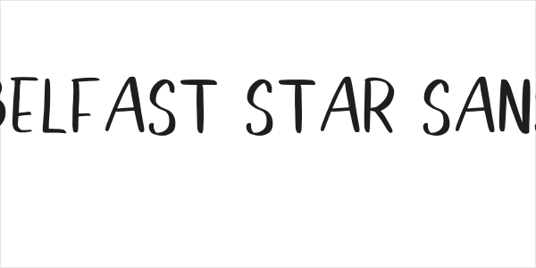 Belfast Star Sans Logo