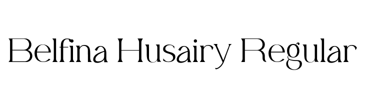 Belfina Husairy Regular  नि: शुल्क फ़ॉन्ट्स डाउनलोड
