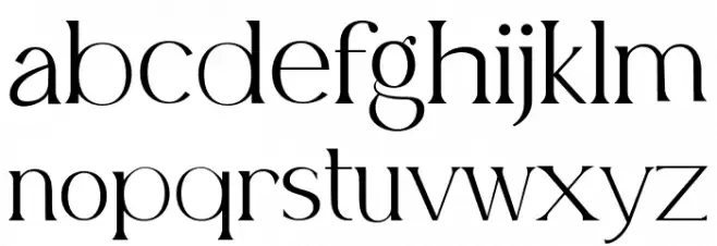 Belfina Husairy Regular 字体 小写
