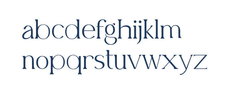 BelfinaHusairy-Regular Lowercase