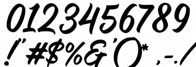 Belgates Font OTHER CHARS