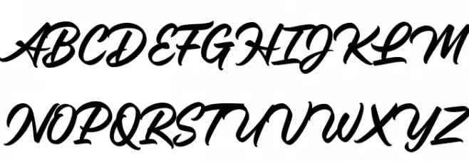 Belgates Schriftart Groß