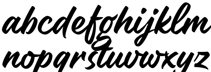 Belgates Font LOWERCASE