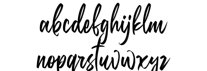 Belgedes Font LOWERCASE