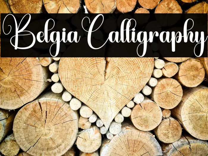 Belgia Calligraphy Example 1