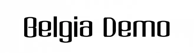 Belgia Demo  Frei Schriftart Herunterladen