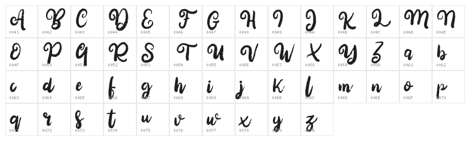 Belgia FREE Character Map