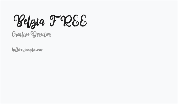 Belgia FREE Business Card