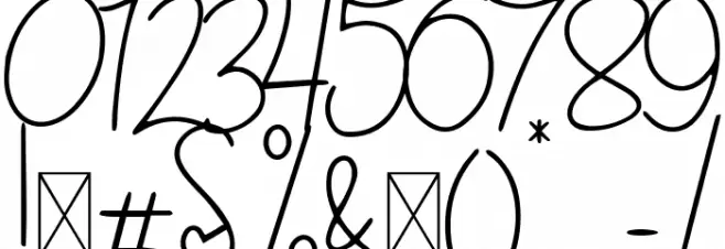 Belgia Regular Font OTHER CHARS