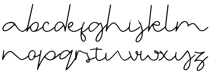 Belgia Regular Font LOWERCASE