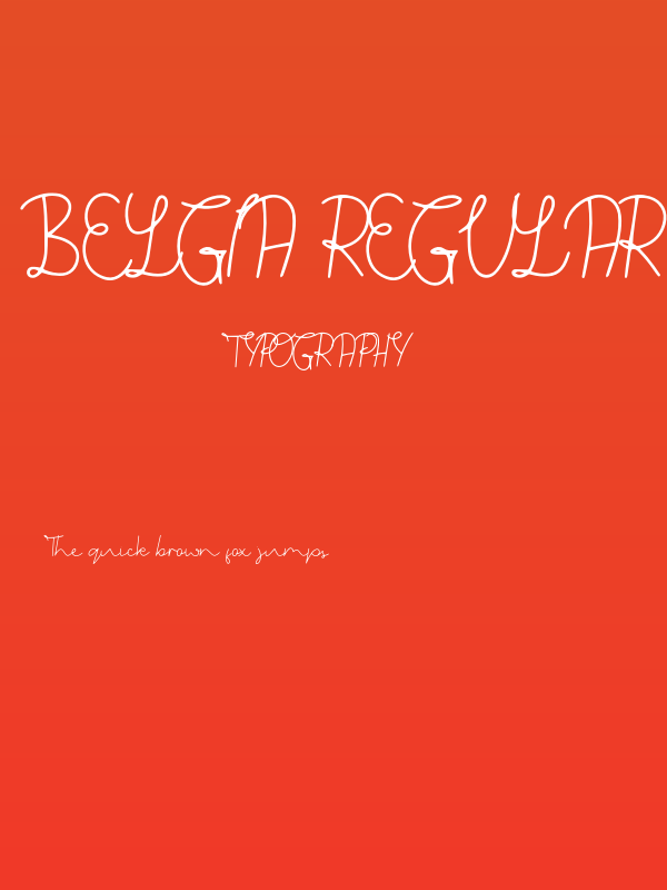 Belgia Regular Poster