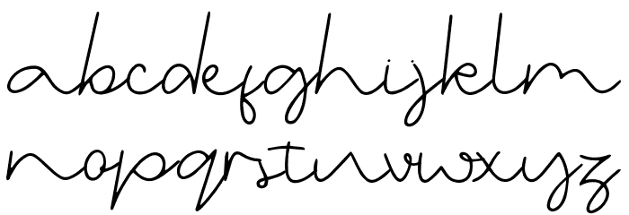 Belgia Regular Font LOWERCASE