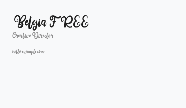 BelgiaFREE Business Card