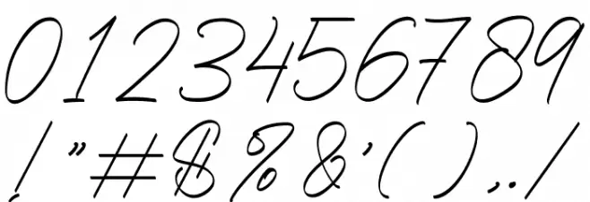 Belgiante Font OTHER CHARS