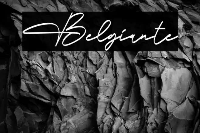 Belgiante Font examples