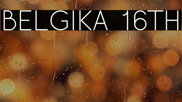 Belgika 16th Example 2