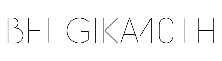 Belgika 40th  Descarca Fonturi Gratis