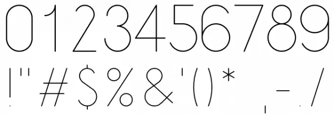 Belgika 40th Font OTHER CHARS