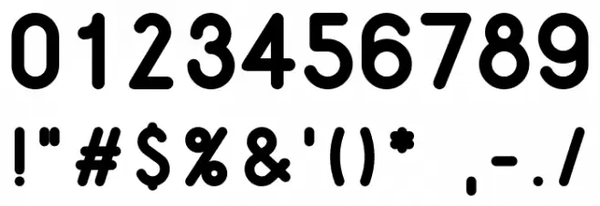 Belgika 5th Font OTHER CHARS