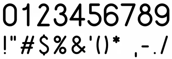 Belgika 8th Font OTHER CHARS